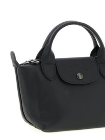 Longchamp Women's Le Pliage Xtra XS Leather Crossbody Bag Black