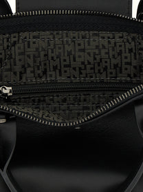 Longchamp Women's Le Pliage Xtra XS Leather Crossbody Bag Black