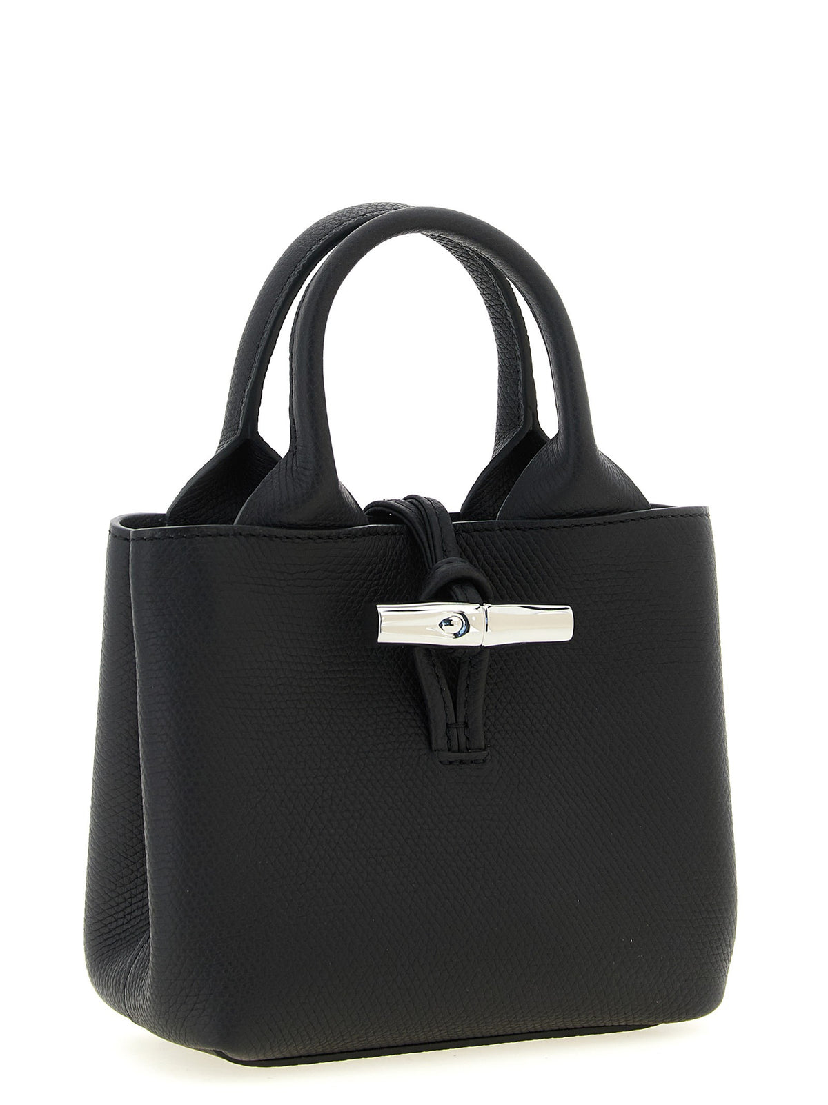 Longchamp XS Le Roseau Handbag Black, view 3