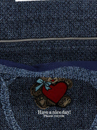 Ganni Xxl Bear Shopping Bag Blue, view 4