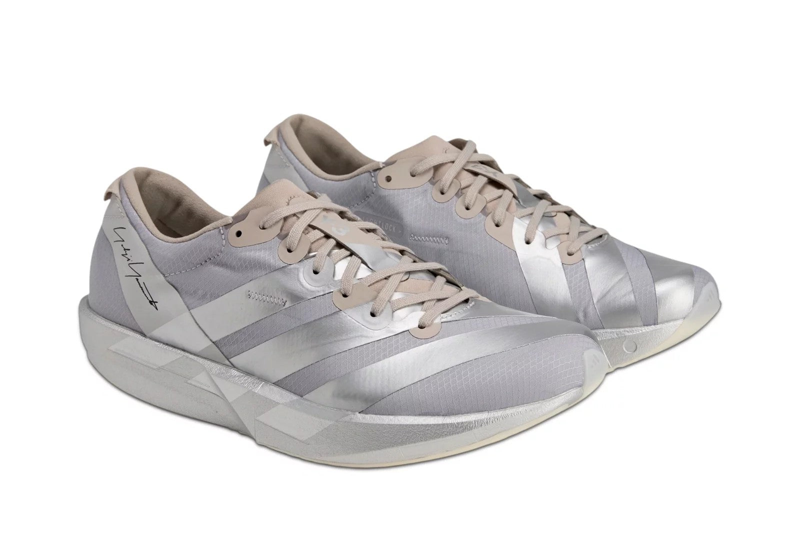 Adidas Y3 Unisex Adios Silvmt Silvmt Lbrown Silver
