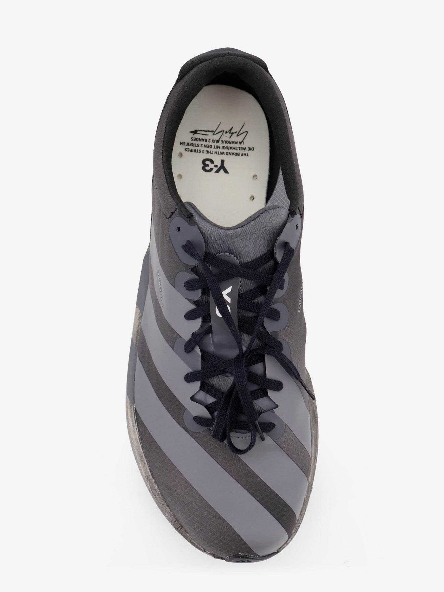 Y-3 Unisex Adios Stretch Mesh Sneakers Black