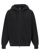 Y-3 Brushed Terry Zip Hoodie Black