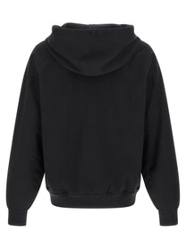 Y-3 Brushed Terry Zip Hoodie Black