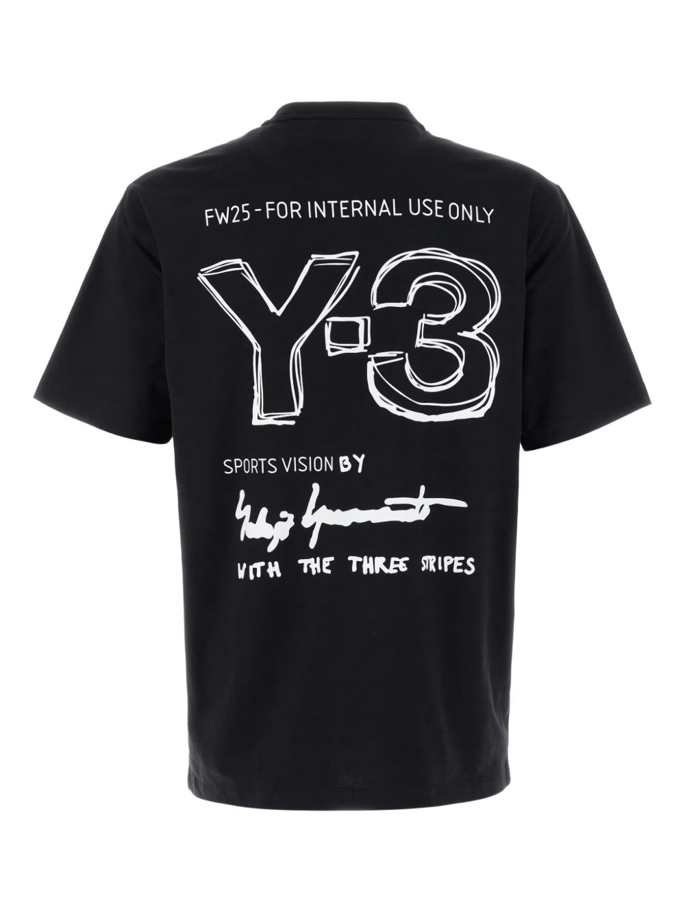 Y-3 - Y-3 T-shirts and Polos Black - Topwear