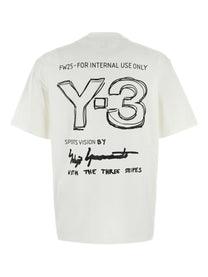Y-3 - Y-3 T-shirts and Polos White - Topwear