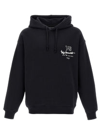Y-3 Graphic FT Hoodie Black