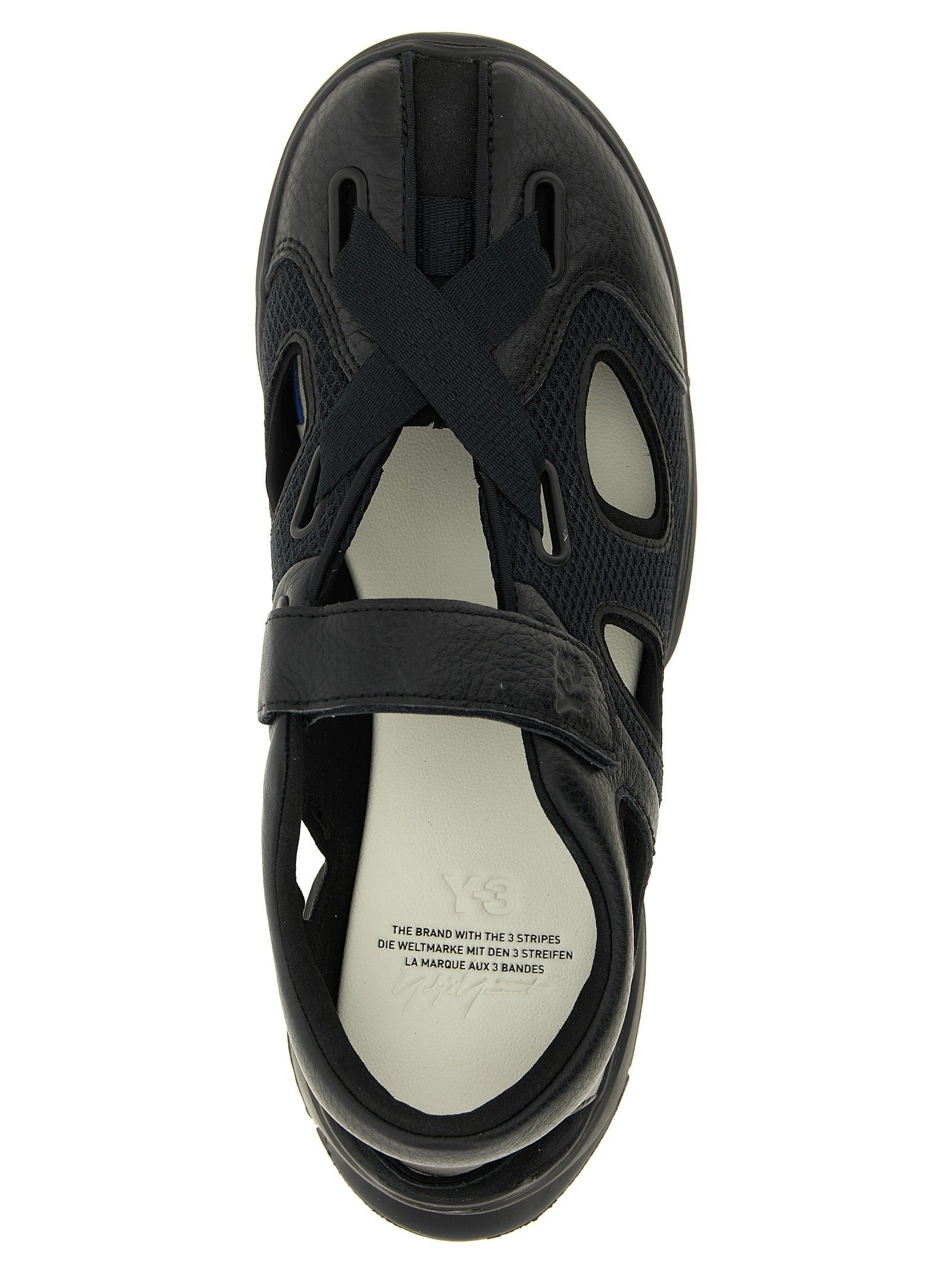 Y-3 Sandals Black