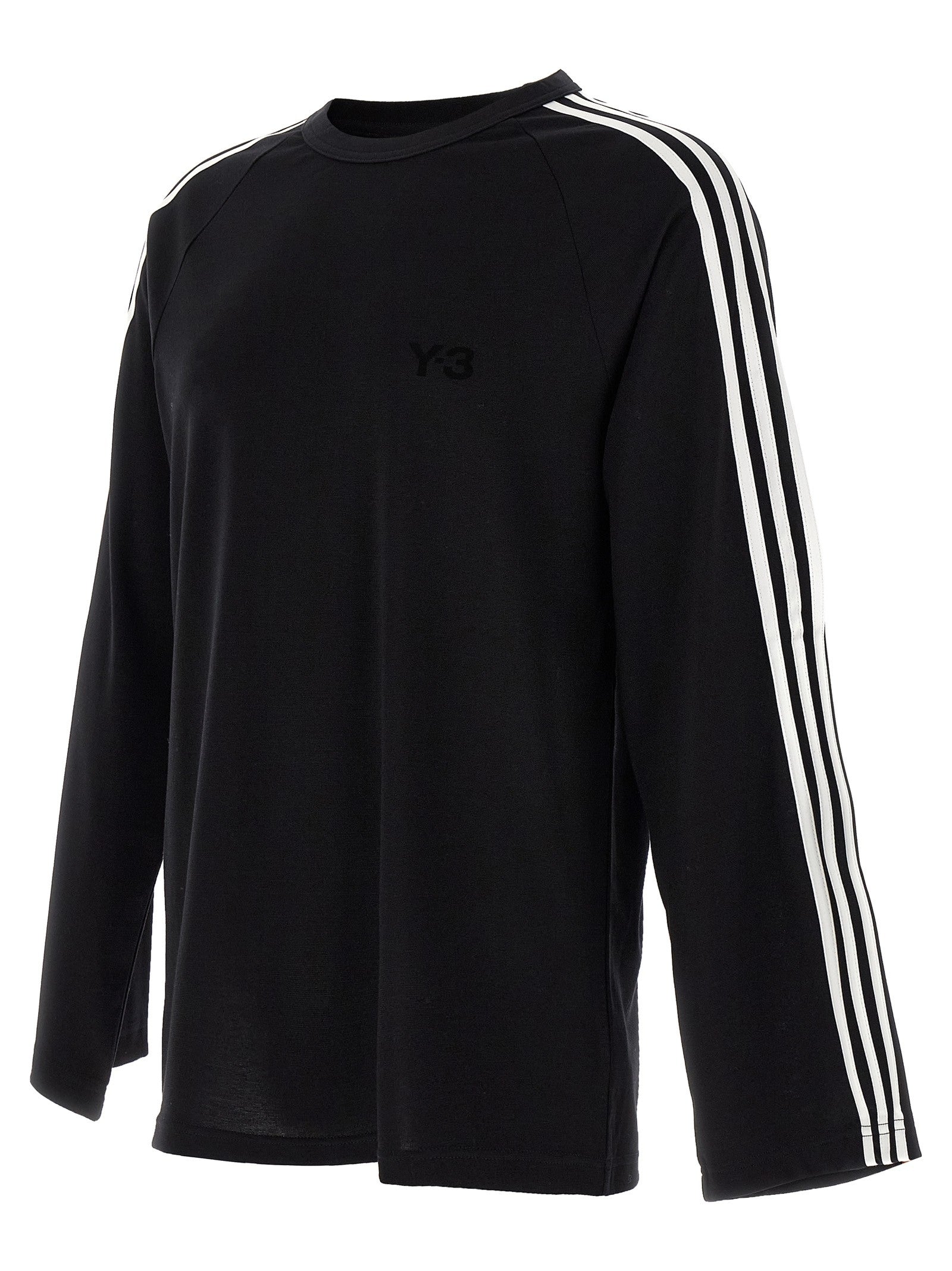 Y-3 Long Sleeve Tee Stripes Shirt White