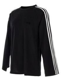 Y-3 Long Sleeve Tee Stripes Shirt White