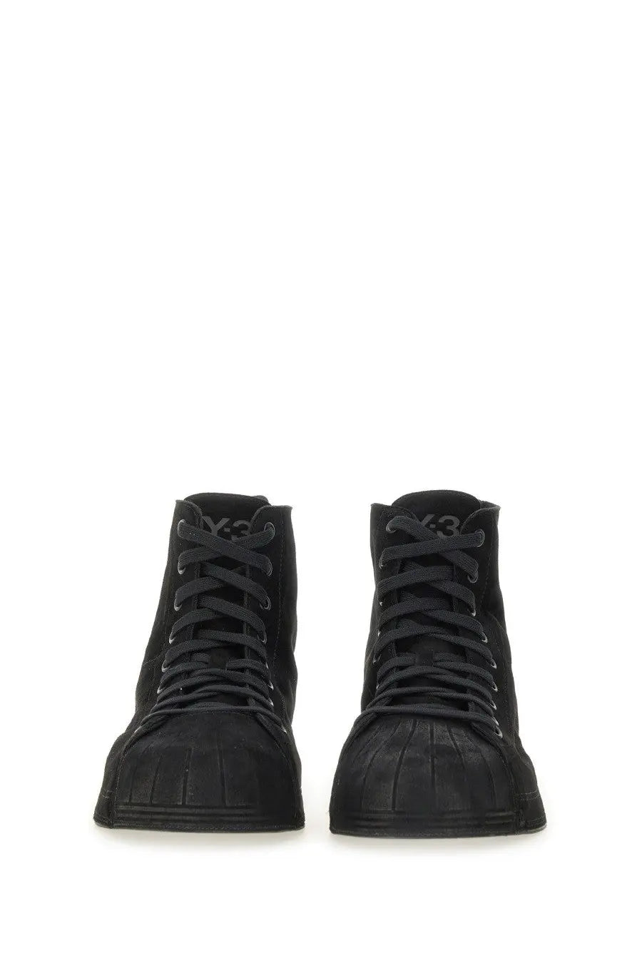 Y-3 Men's Nizzastar HI Sneaker Black, view 4