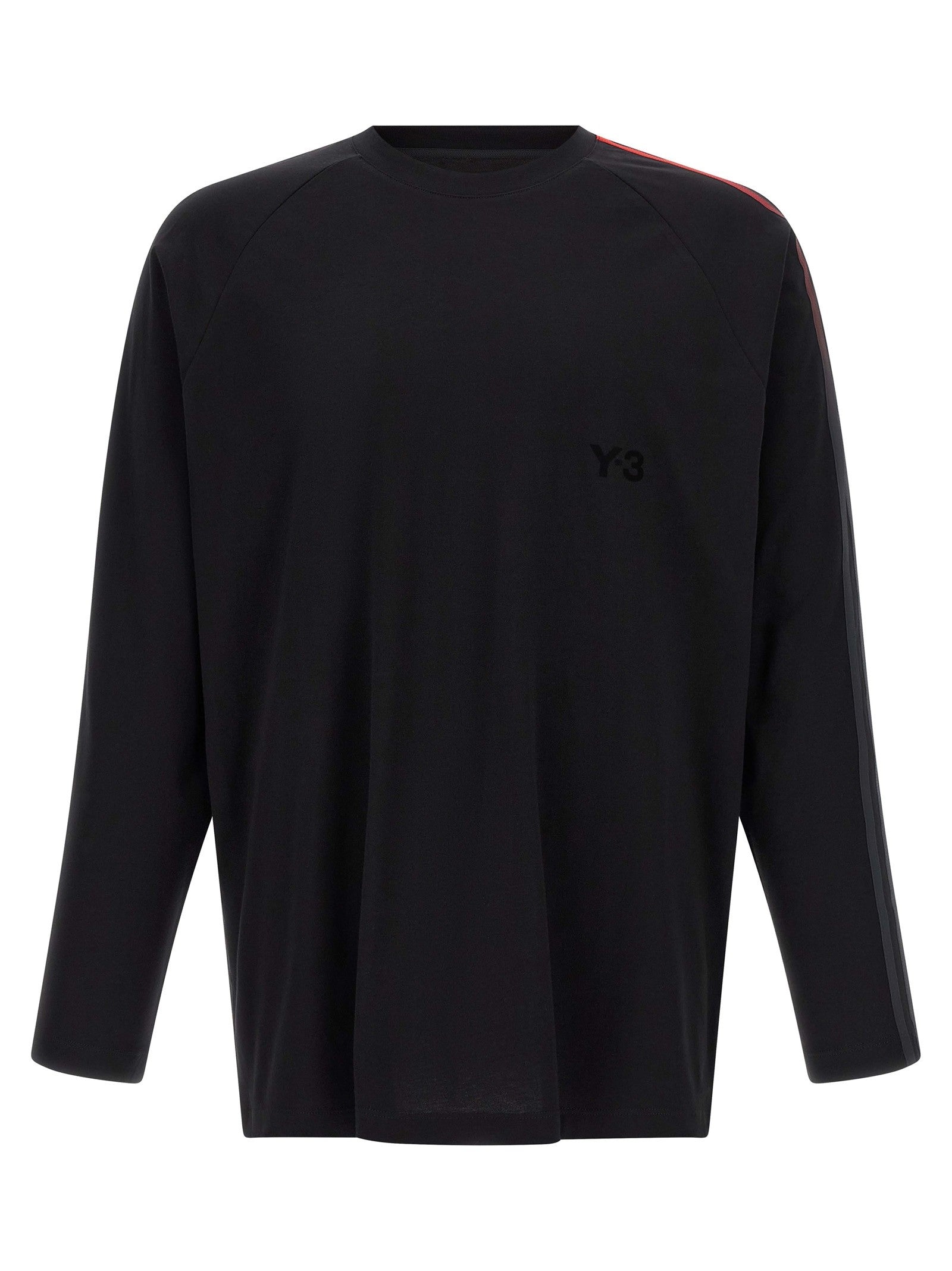 Y-3 Oversized Gradient Stripes Shirt Black