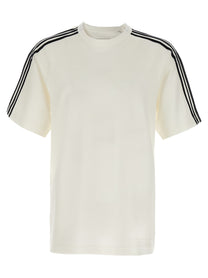 Y-3 Short Sleeve Tee Stripes Shirt White