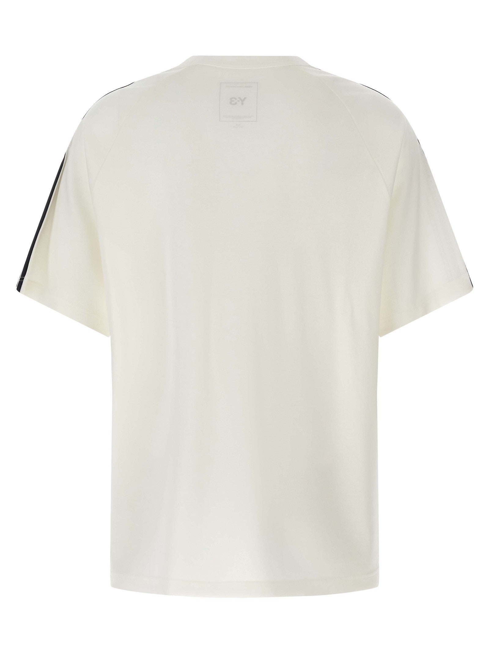 Y-3 Short Sleeve Tee Stripes Shirt White