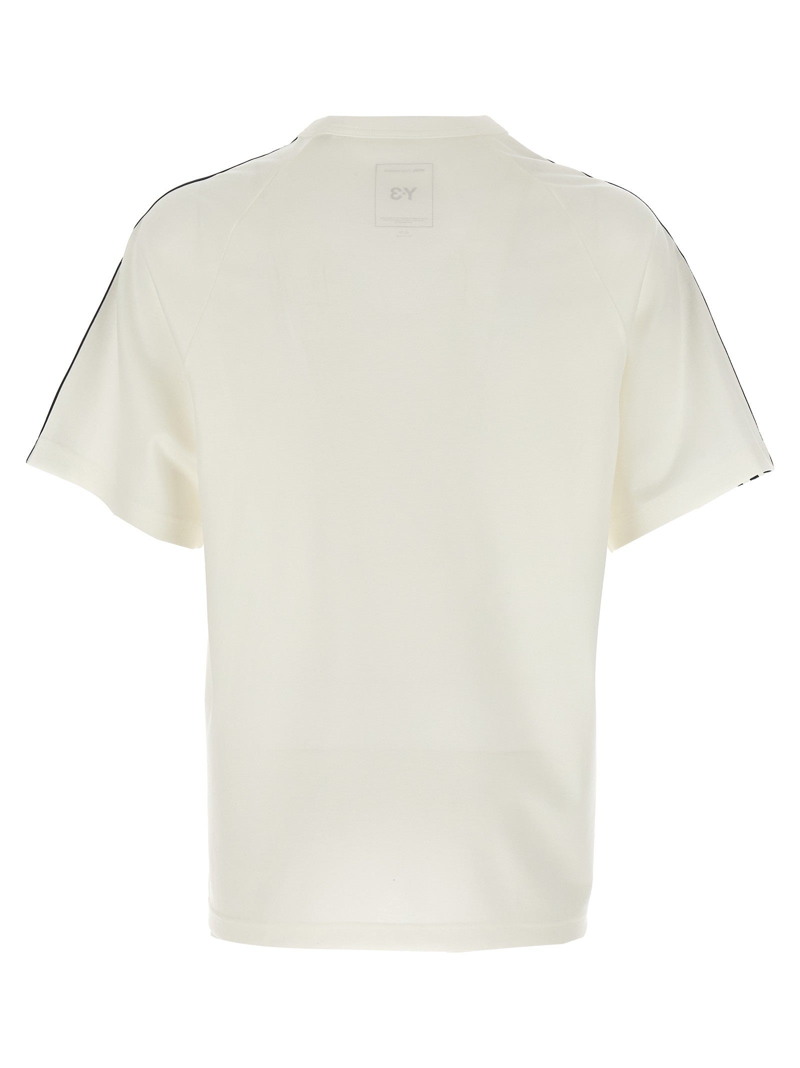 Y-3 Short Sleeve Tee Stripes Shirt White
