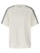 Y-3 Short Sleeve Tee Stripes Shirt White