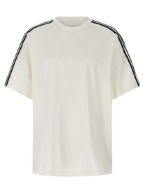 Y-3 Short Sleeve Tee Stripes Shirt White
