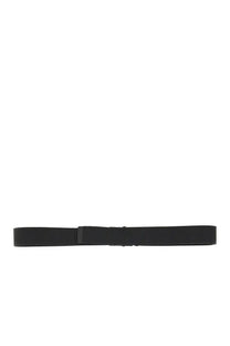 Y-3 unisex cintura classic black nylon belt with minimalist rectangular buckle for versatile styling
