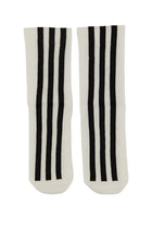 Y-3 Unisex Stripe Socks White