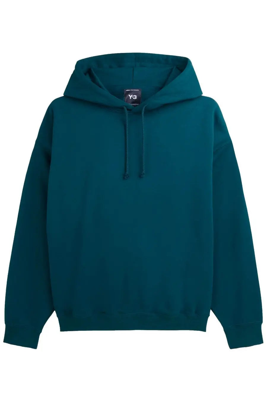 Teal y-3 unisex sweatshirt green with minimalist design and ribbed cuffs made from soft comfortable fabric