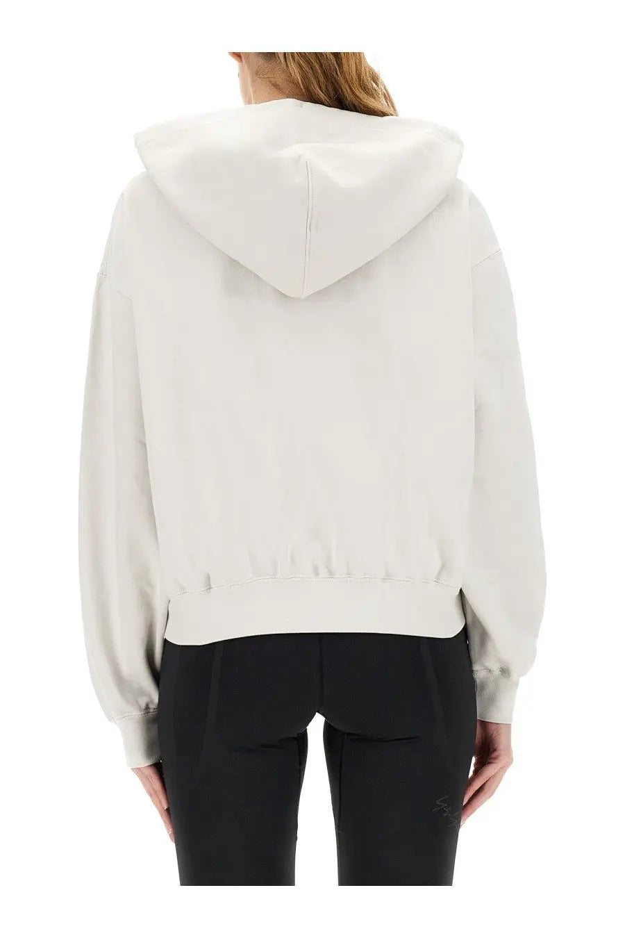 Y-3 Women's Hooded Sweatshirt White, view 3