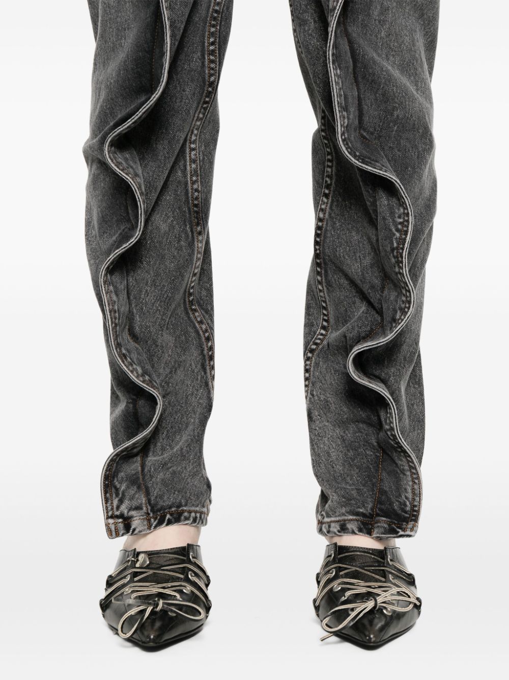 Y/Project - Y/PROJECT Jeans Black - Women’s Bottoms