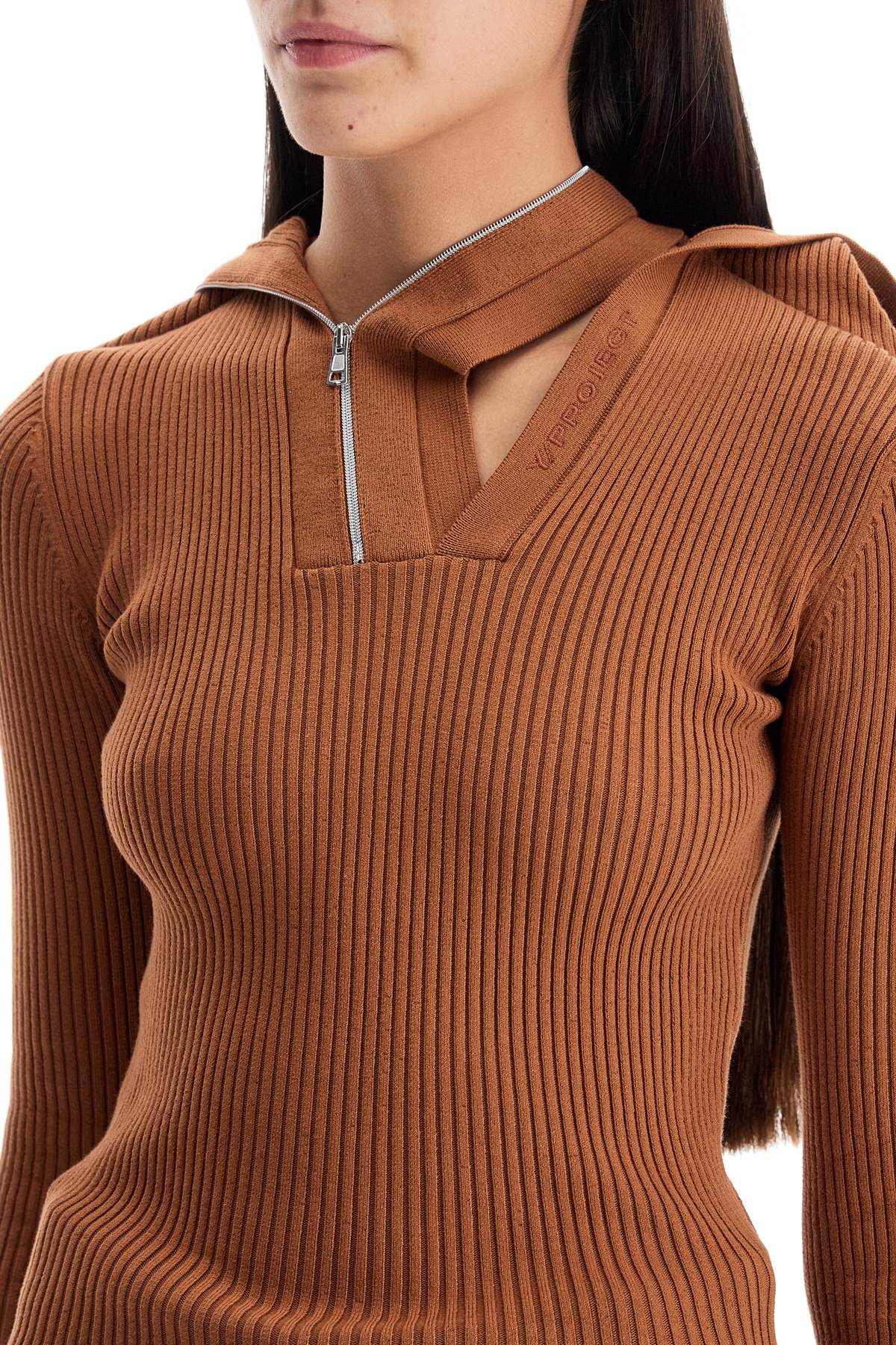Y Project - Y Project long-sleeved top with pin - Topwear