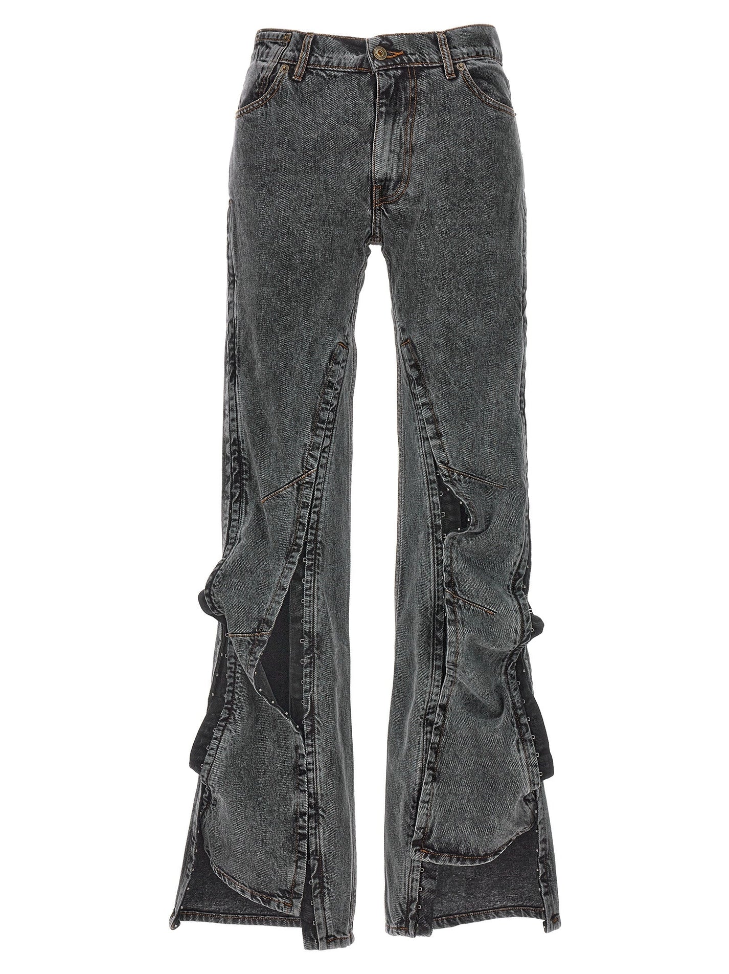 Y/PROJECT - Y/PROJECT - ’Hook and Eye’ jeans - Women’s Clothing