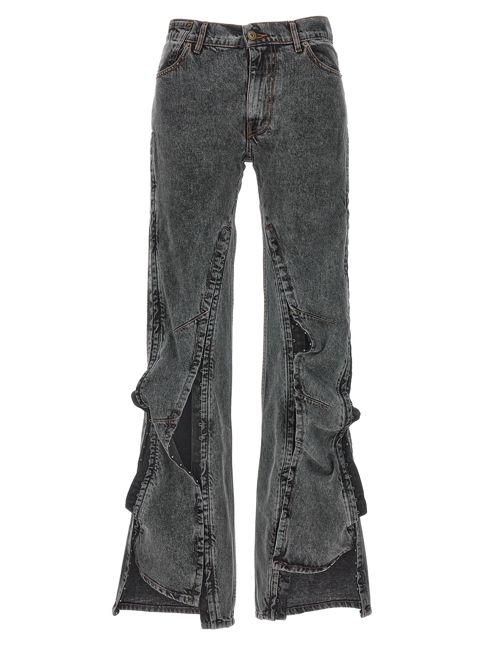 Y/PROJECT - Y/PROJECT - ’Hook and Eye’ jeans - Women’s Clothing