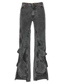 Y/PROJECT - Y/PROJECT - ’Hook and Eye’ jeans - Women’s Clothing