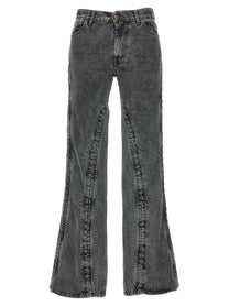 Y/PROJECT - Y/PROJECT - ’Hook and Eye’ jeans - Women’s Clothing