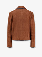 ARMA Women's Yasmine Suede Jacket Beige, view 2