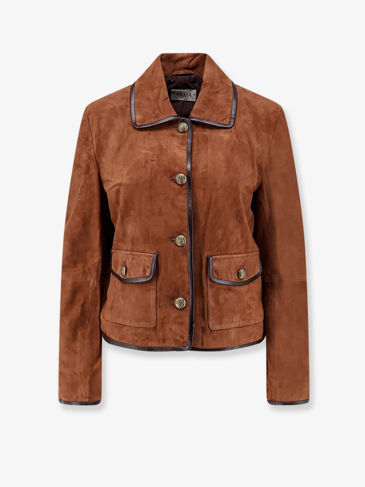 ARMA Women's Yasmine Suede Jacket Beige