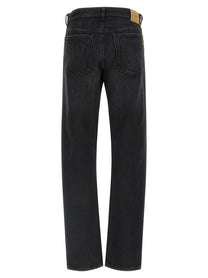 Fendi Yellow Stitching Jeans Black, view 2