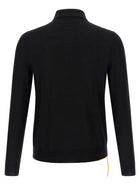 Fendi Yellow Stitching Polo Shirt Black, view 2