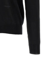 Fendi Yellow Stitching Sweater Black, view 5
