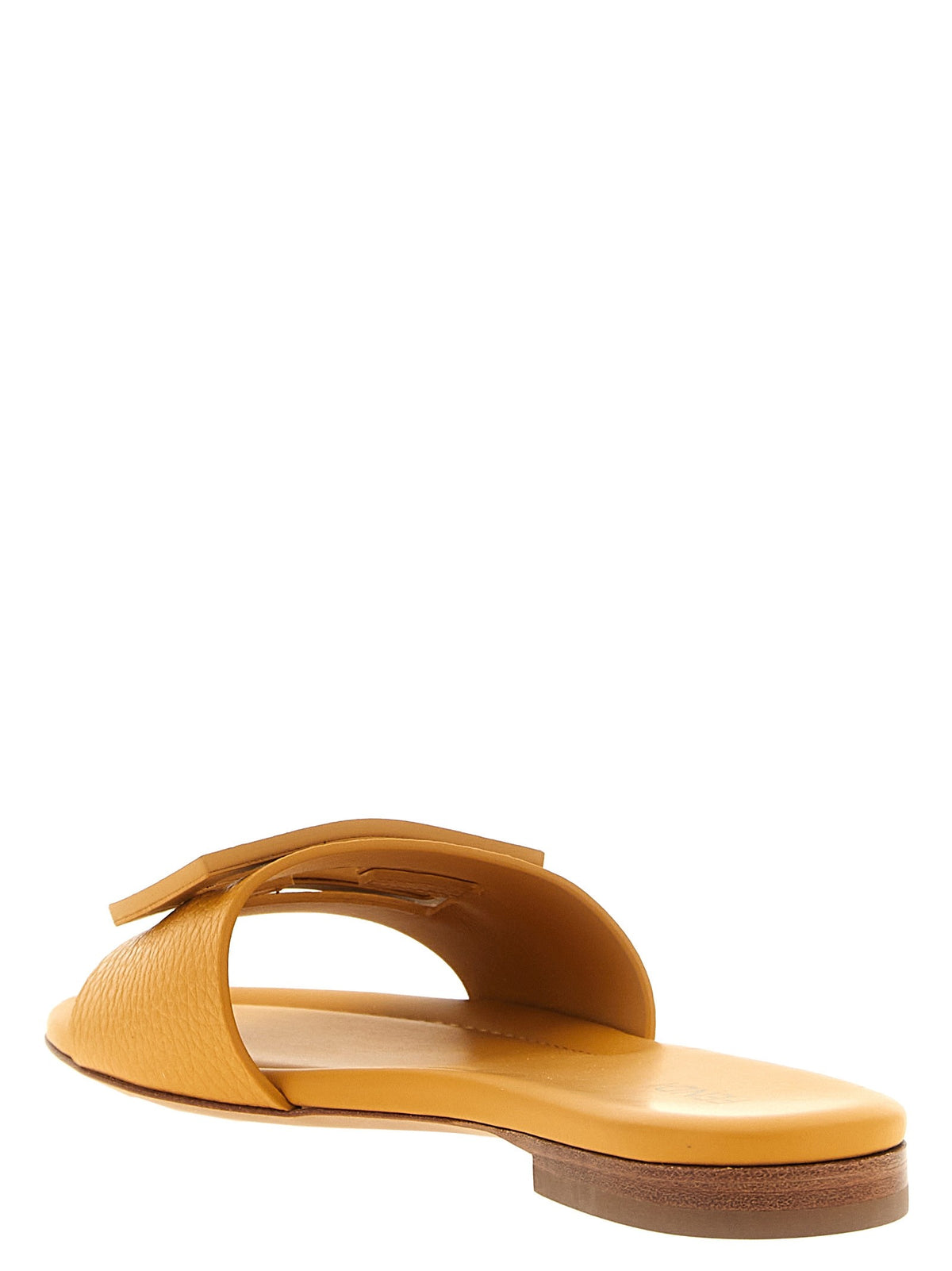 Fendi Yellow Tube Slides Yellow