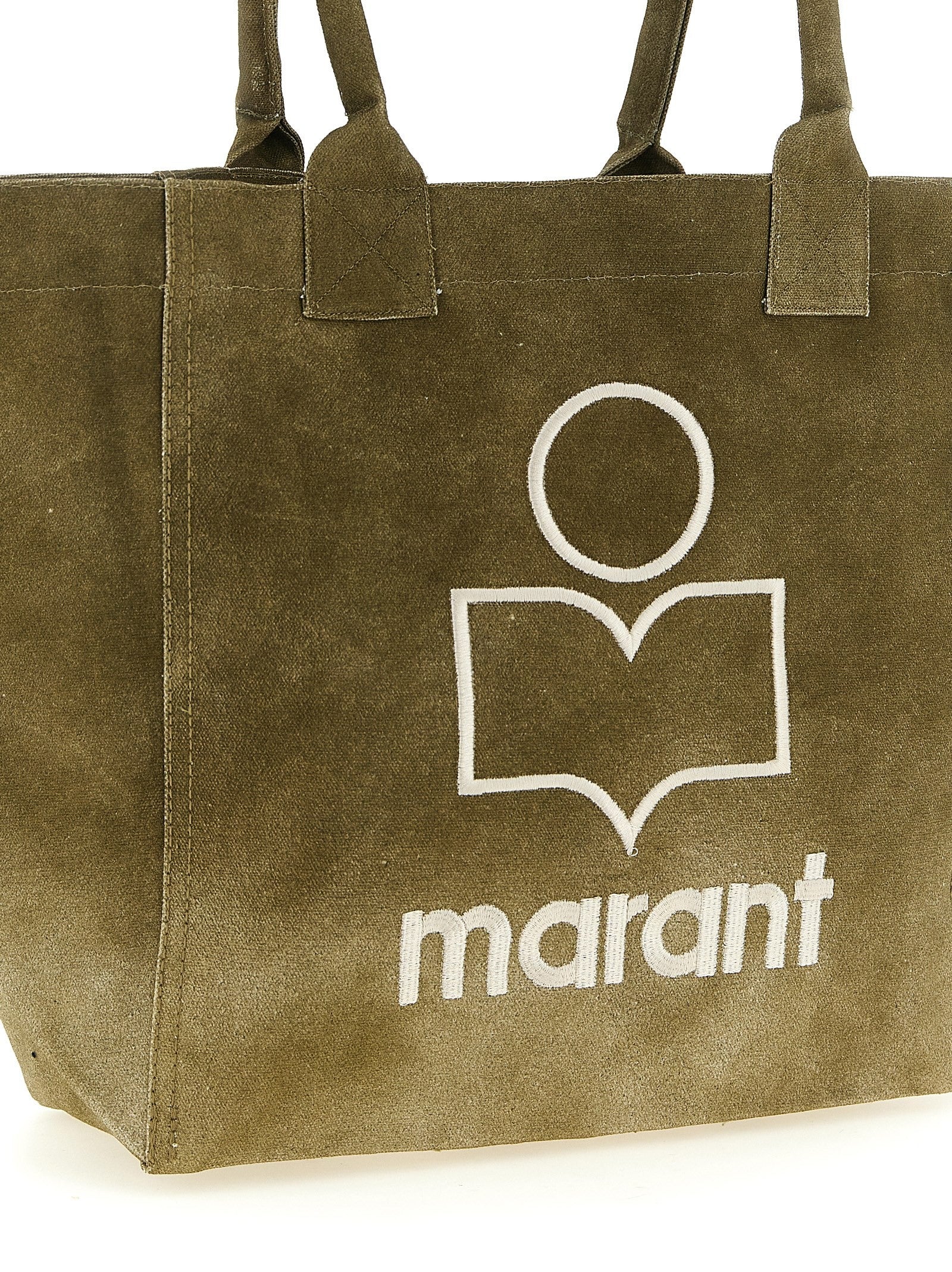 ISABEL MARANT Yenky Small Shopping Bag Green