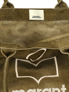 ISABEL MARANT Yenky Small Shopping Bag Green, view 4