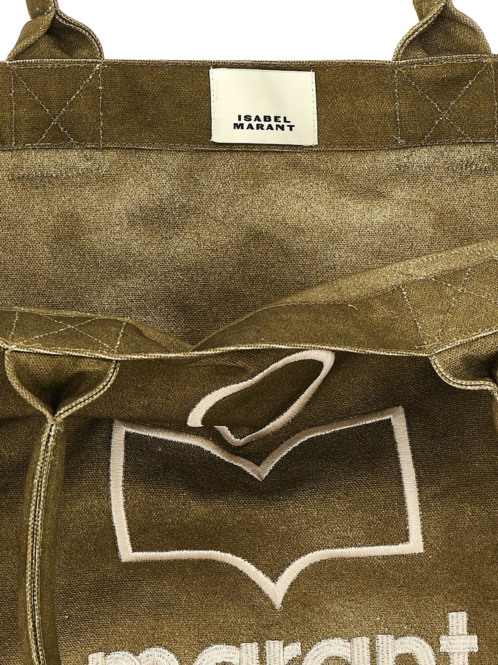 ISABEL MARANT Yenky Small Shopping Bag Green