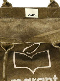 ISABEL MARANT Yenky Small Shopping Bag Green