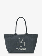ISABEL MARANT Women's Yenky Zipped Cotton Shoulder Bag Black