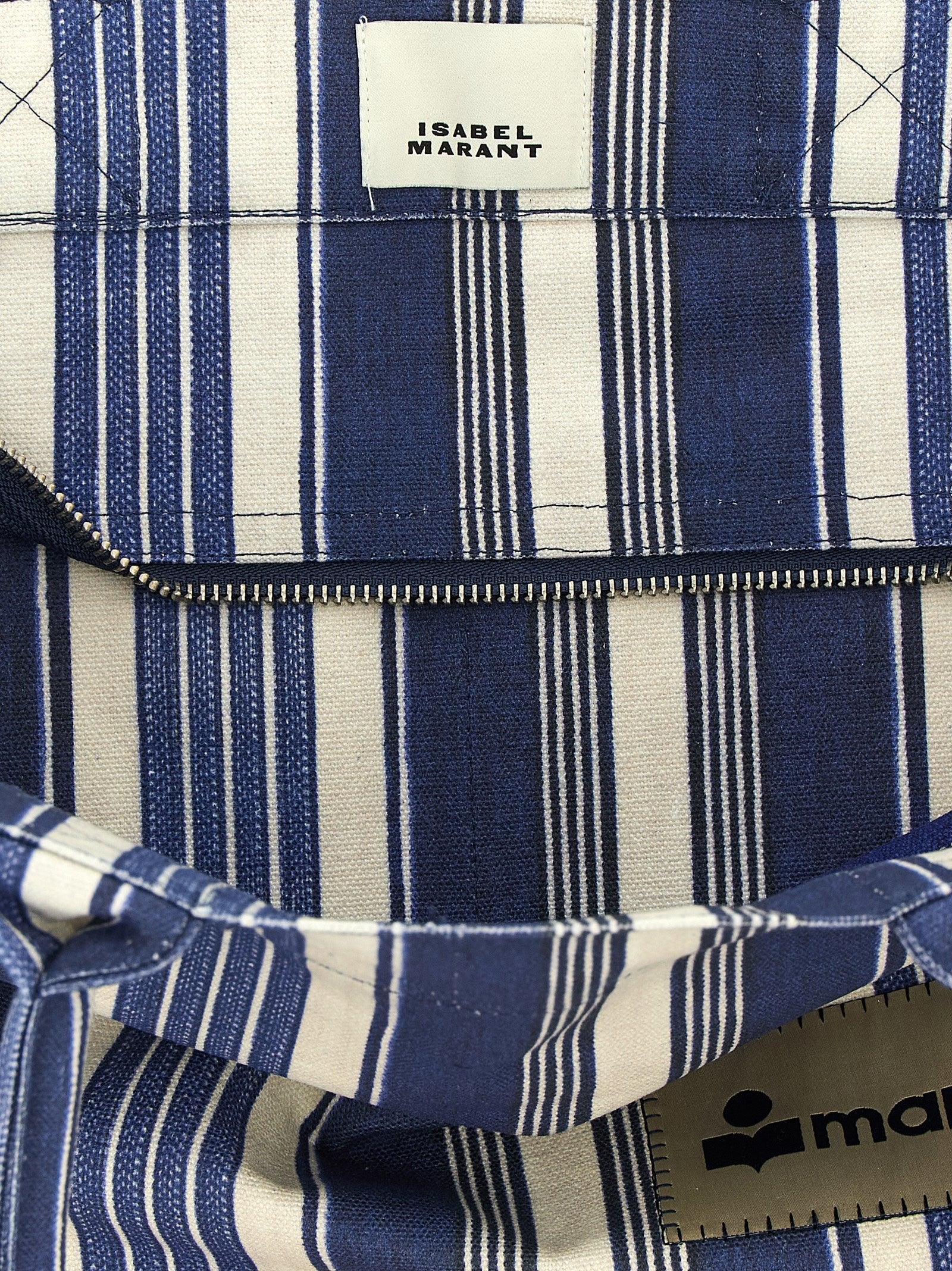 ISABEL MARANT Yenky Zipped Shopping Bag Blue