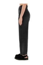 YMC Women's Jeans Silver Black, view 4