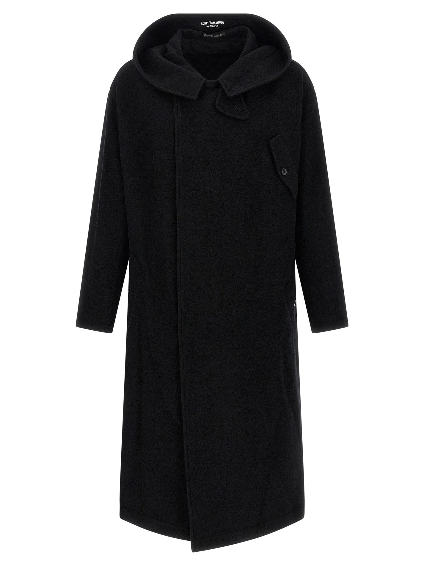 YOHJI YAMAMOTO - YOHJI YAMAMOTO - Hooded coat - Men’s Outerwear