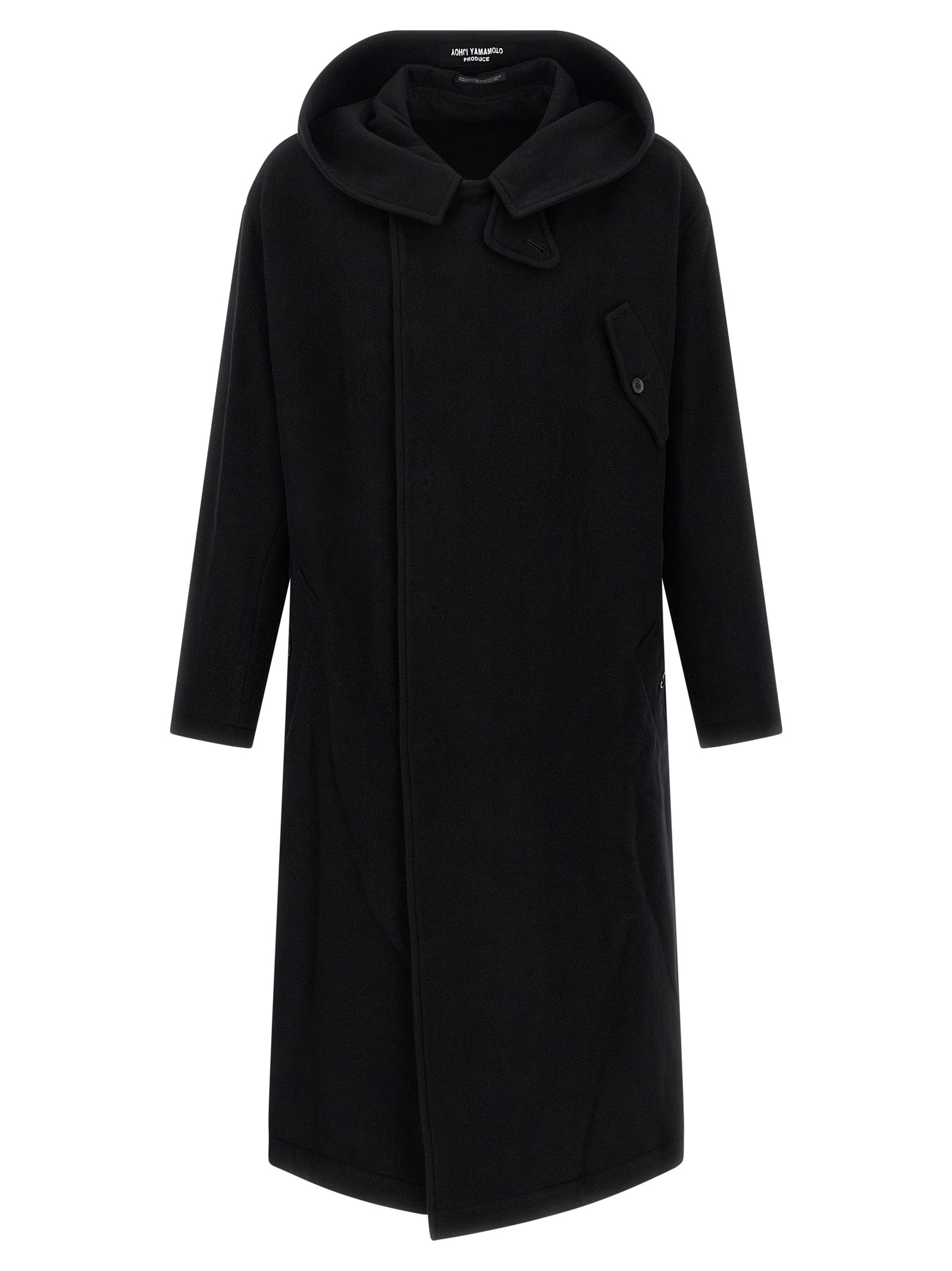 YOHJI YAMAMOTO - YOHJI YAMAMOTO - Hooded coat - Men’s Outerwear