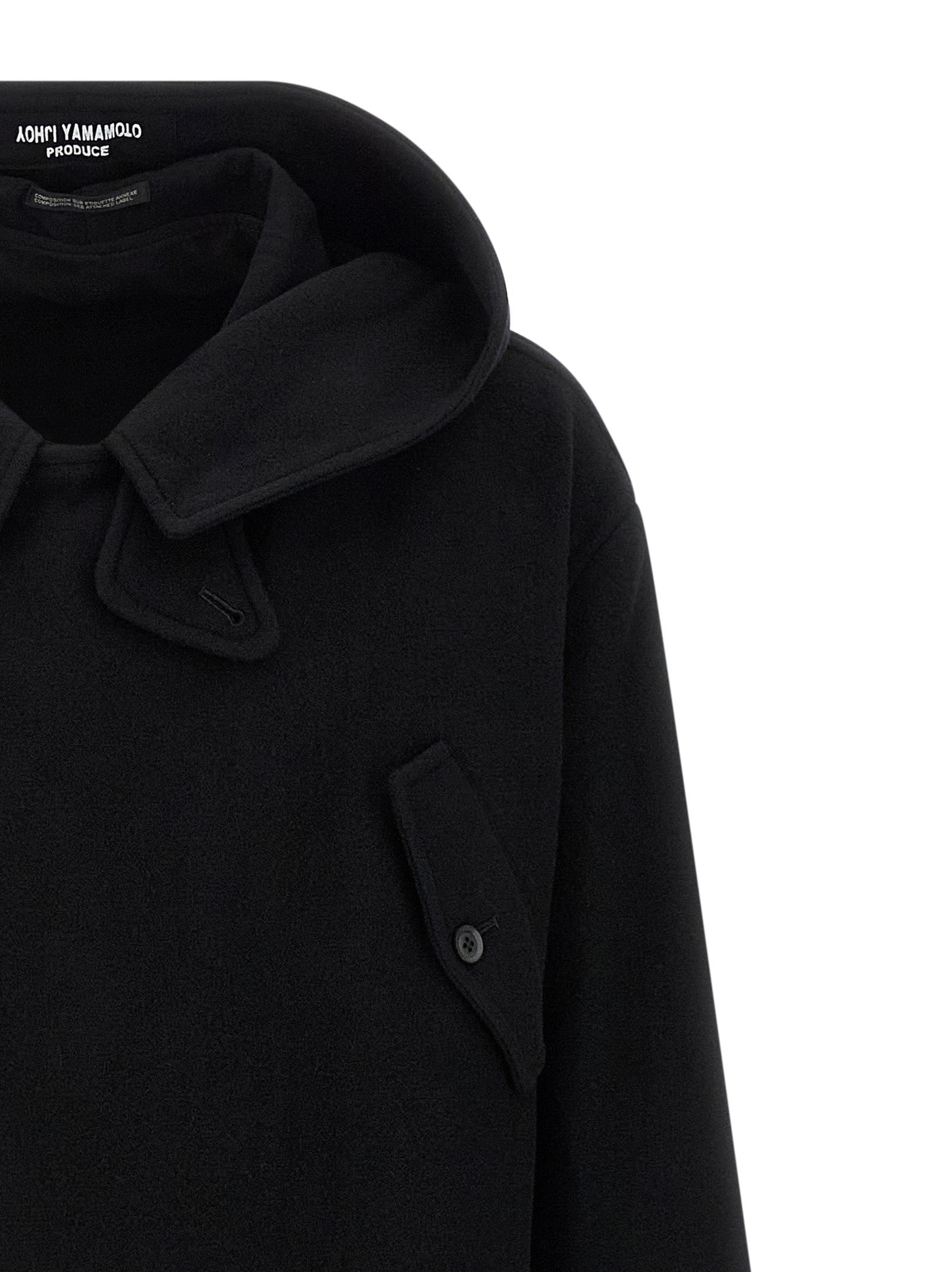 YOHJI YAMAMOTO - YOHJI YAMAMOTO - Hooded coat - Men’s Outerwear