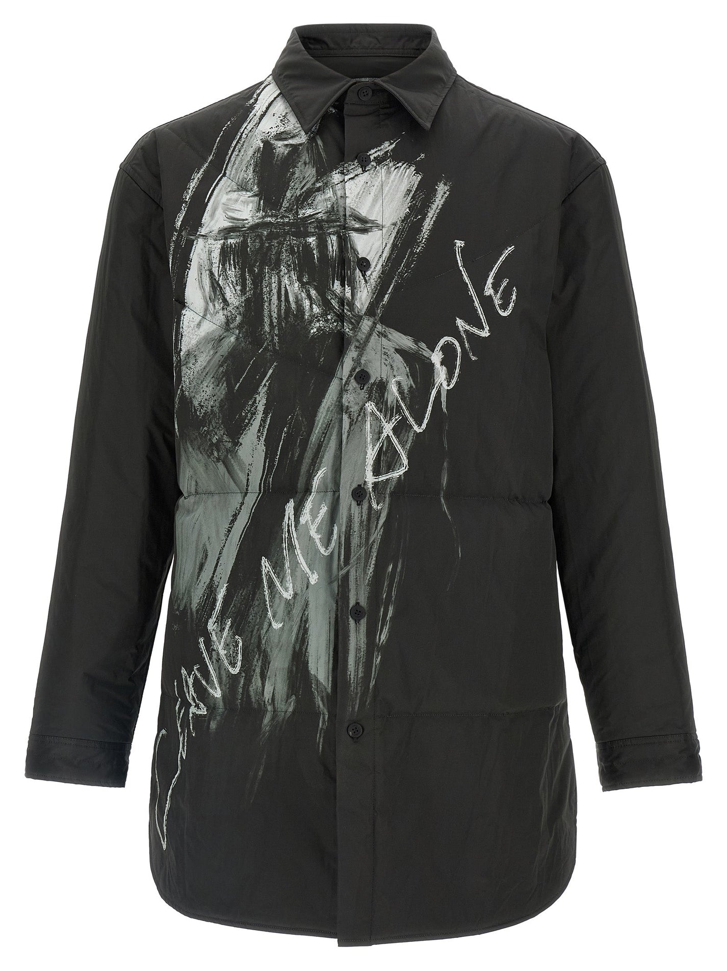 YOHJI YAMAMOTO - YOHJI YAMAMOTO - Padded overshirt - Men’s Tops