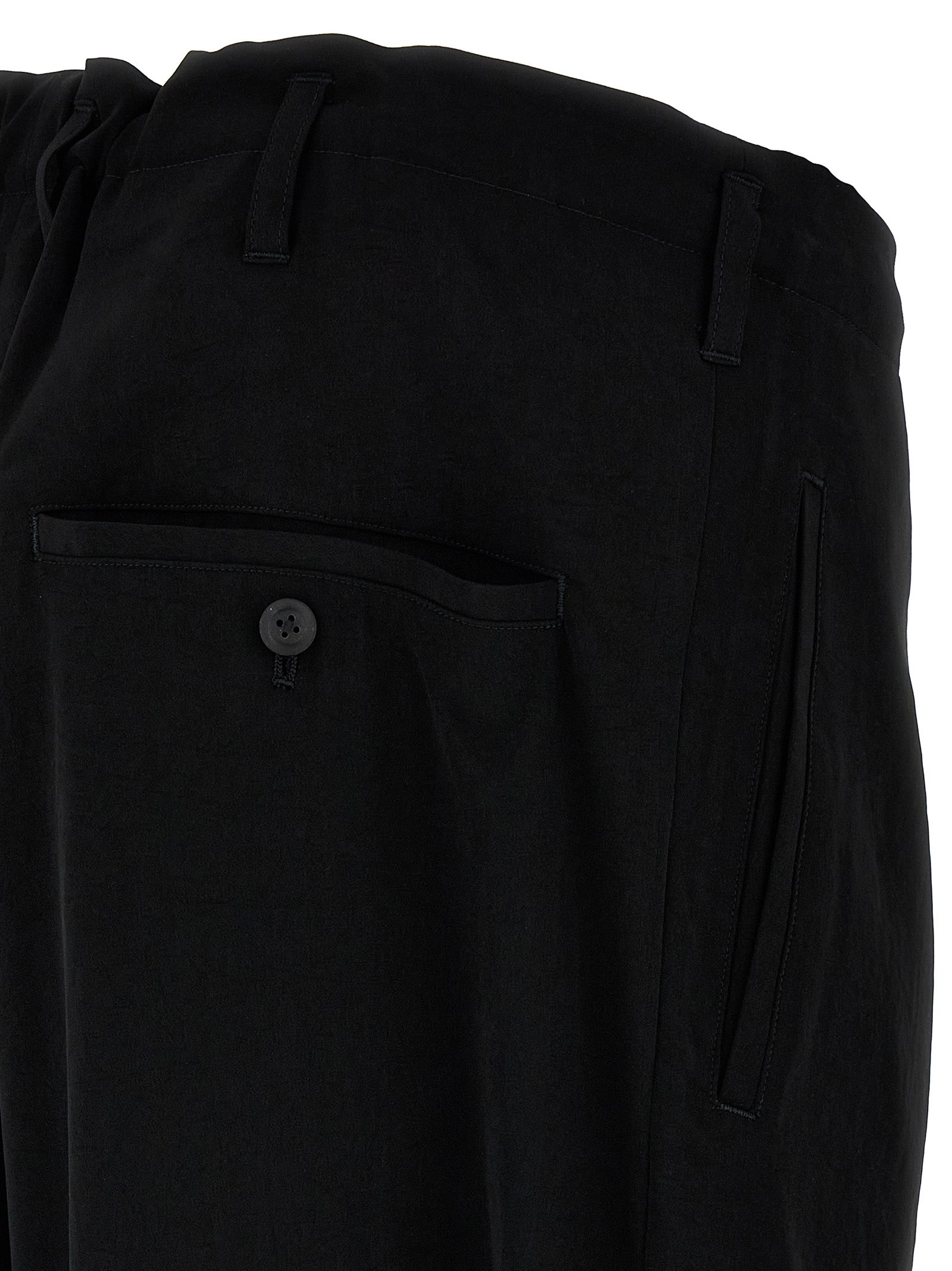 YOHJI YAMAMOTO - YOHJI YAMAMOTO - ’Ta Tuxedo Cut-Out Detail’ pants - Men’s Pants