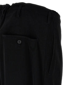 YOHJI YAMAMOTO - YOHJI YAMAMOTO - ’Ta Tuxedo Cut-Out Detail’ pants - Men’s Pants